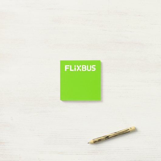 FlixBus Post merkt op Post-it® Notes (Op bureau)