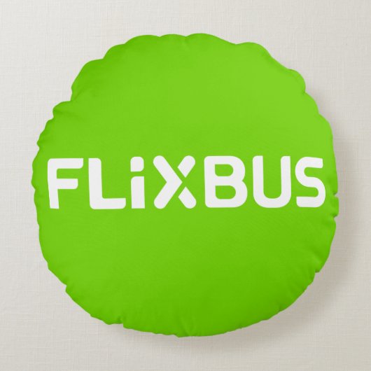 Flixbus Rond Kussen (Voorkant)