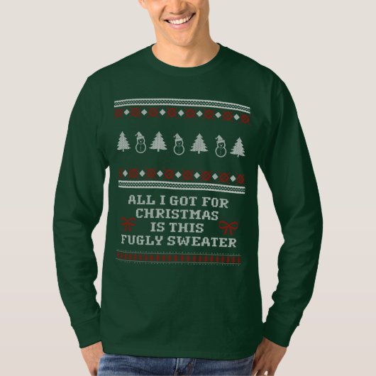 Flllelijke Ugly Sweater T-shirt (Voorkant)
