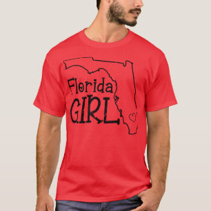 Flo Grown Vrouwen Meisjes Lokaal Florida T-shirt
