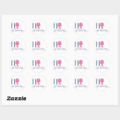 FLO LOGO RONDE STICKER (Vel)