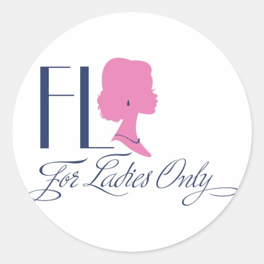 FLO LOGO RONDE STICKER (Voorkant)