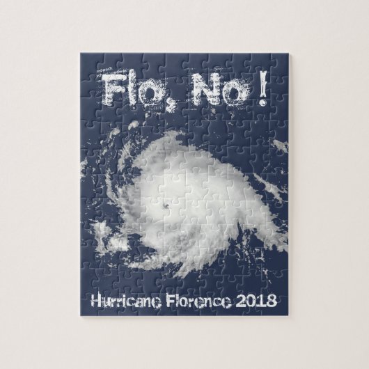 Flo, nee. orkaan Florence 2018 Legpuzzel (Verticaal)