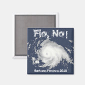 Flo, nee. orkaan Florence 2018 Magneet (Voorkant / Achterkant)
