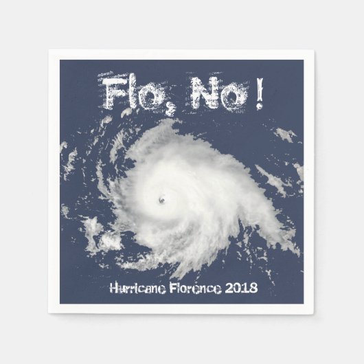 Flo, nee. orkaan Florence 2018 Servet (Voorkant)