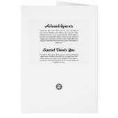 Floal Funeral Program Template (Achterkant)