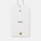 Float Hope Retro Regenboog Vlindercadeautags Cadeaulabel (Achterkant)
