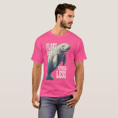 Float Meer Stress Minder Manatee Zee Koe T-shirt (Voorkant volledig)