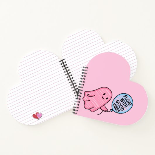 Float met goede vibes schattig boek ontwerp (Binnen)