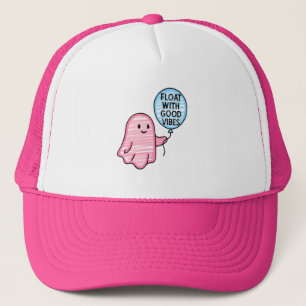 Float met goede vibes schattig boek ontwerp trucker pet