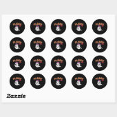 Float Nurse Ghost Boo Crew Halloween Nursing Float Ronde Sticker (Vel)