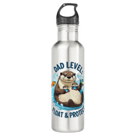Float & Protect – Otter Dad Funny Waterfles