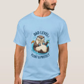 Float & Protect – Otter Dad Grappig T-shirt (Voorkant)
