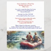 Float Trip Verjaardag Adventure Flyer (Voorkant)