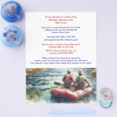 Float Trip Verjaardag Adventure Flyer (Enkel)