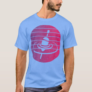 Float Vissen Bobber Retro Style T-shirt