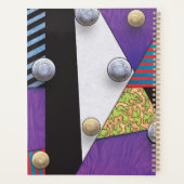 Floaters - Vaporwave Abstracte Surrealistische Kun Planner (Achterkant)
