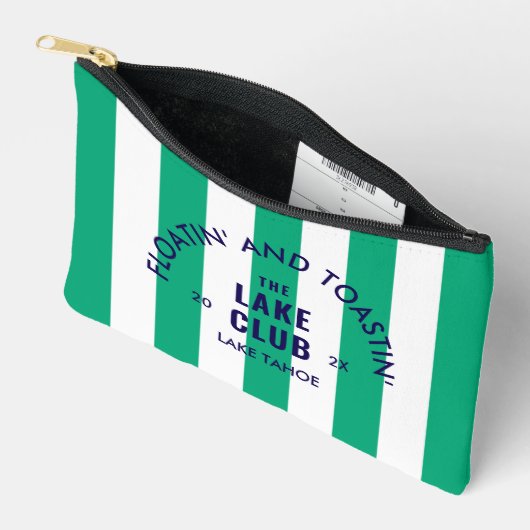 Floatin' and Toastin' The Lake Club Green Stripe i Etui (Open)