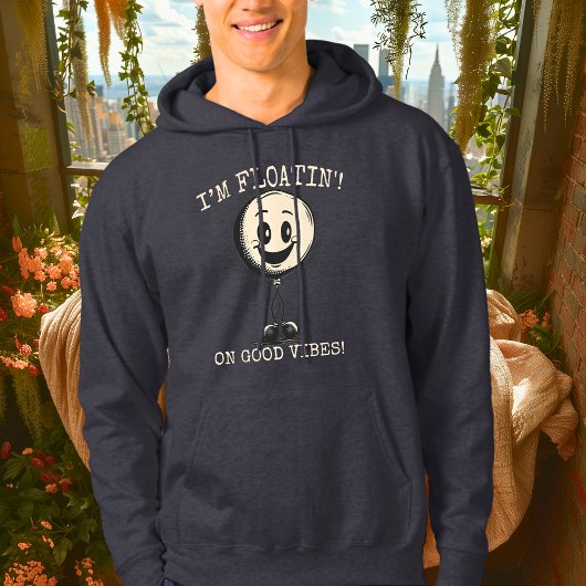 Floatin' on Good Vibes - Speelse Balloon Hoodie