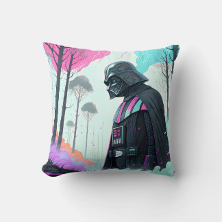 Floating Astronaut in Space Suit Illustration Kussen