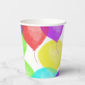floating Balloon Personalized Party Papieren Bekers (Achterkant)