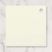 Floating Balloons Adventures Bedankt Geel Bedankjes Labels (Achterkant)