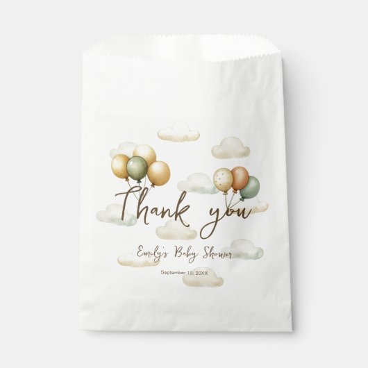 Floating Balloons Adventures Dank u Bedankzakje (Voorkant)