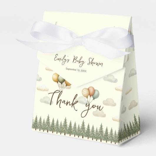 Floating Beer Adventures Baby shower Dank u Bedankdoosjes (Voorkant Zijde)