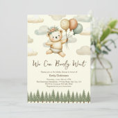 Floating Beer Adventures Baby shower Kaart (Staand voorkant)