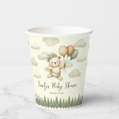 Floating Beer Adventures Baby shower Papieren Bekers (Voorkant)