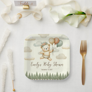 Floating Beer Adventures Baby shower Papieren Bordje