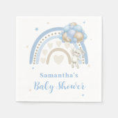 Floating Bunny Boho Baby shower Servet (Voorkant)