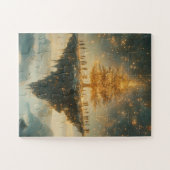 Floating Christmas Tree Puzzle Legpuzzel (Horizontaal)