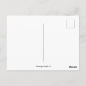 Floating Circles 11 Abstract Design Briefkaart (Achterkant)