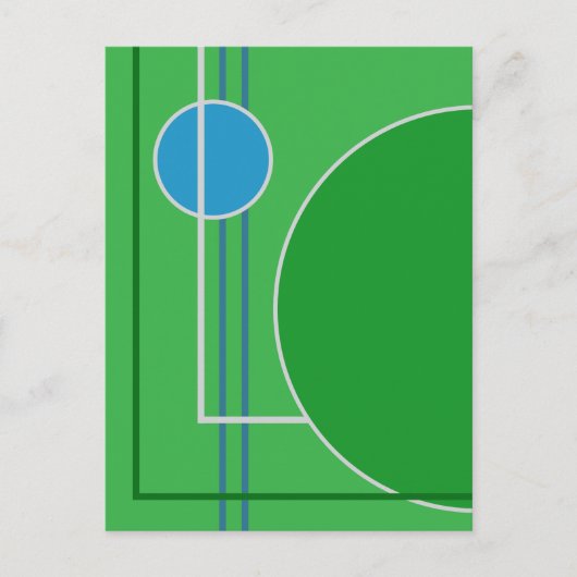 Floating Circles 11 Abstract Design Briefkaart (Voorkant)