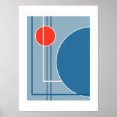 Floating Circles 11 Poster (Voorkant)