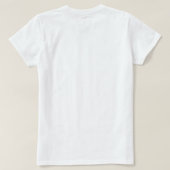 Floating Dandelion Seeds; Cute Minimalist Summer T-shirt (Design achterkant)