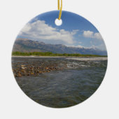 Floating Down the Snake River II Keramisch Ornament (Voorkant)