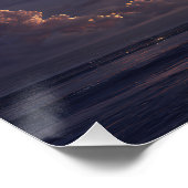 Floating Fantasy Castle Cloud Beams Glow Perfect Poster (Hoek)