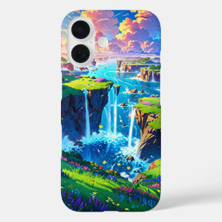 Floating Fantasy Islands iPhone 16 Hoesje