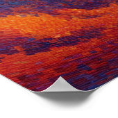 Floating Figure Pointillism Dream Sky Poster (Hoek)