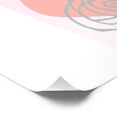 Floating Floral Boho Perfect Poster (Hoek)