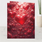 FLOATING HEARTS KAART (Achterkant)