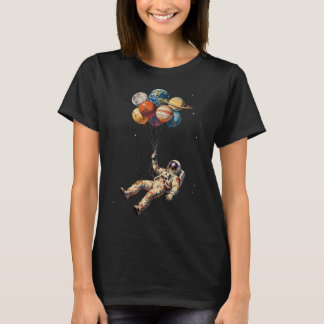 Floating in space t-shirt