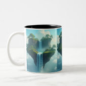 Floating Island Fantasy Mok - grillige Natuur Ar (Links)