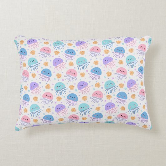 Floating Jellyfish Vrienden Accent Kussen (Voorkant)