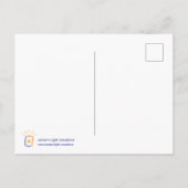 Floating Lantern Vacation Briefkaart (Achterkant)