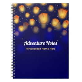 Floating Lantern Vacation Travel Journal Notitieboek