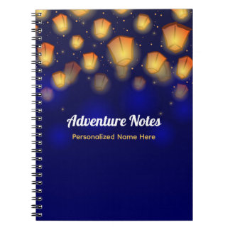 Floating Lantern Vacation Travel Journal Notitieboek