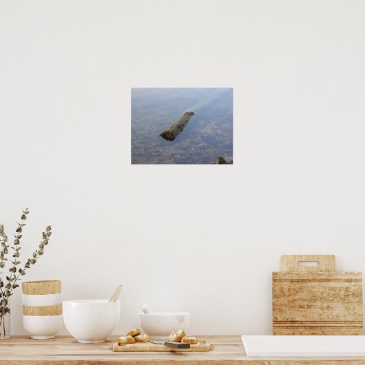 Floating Log Foto Poster (Keuken)